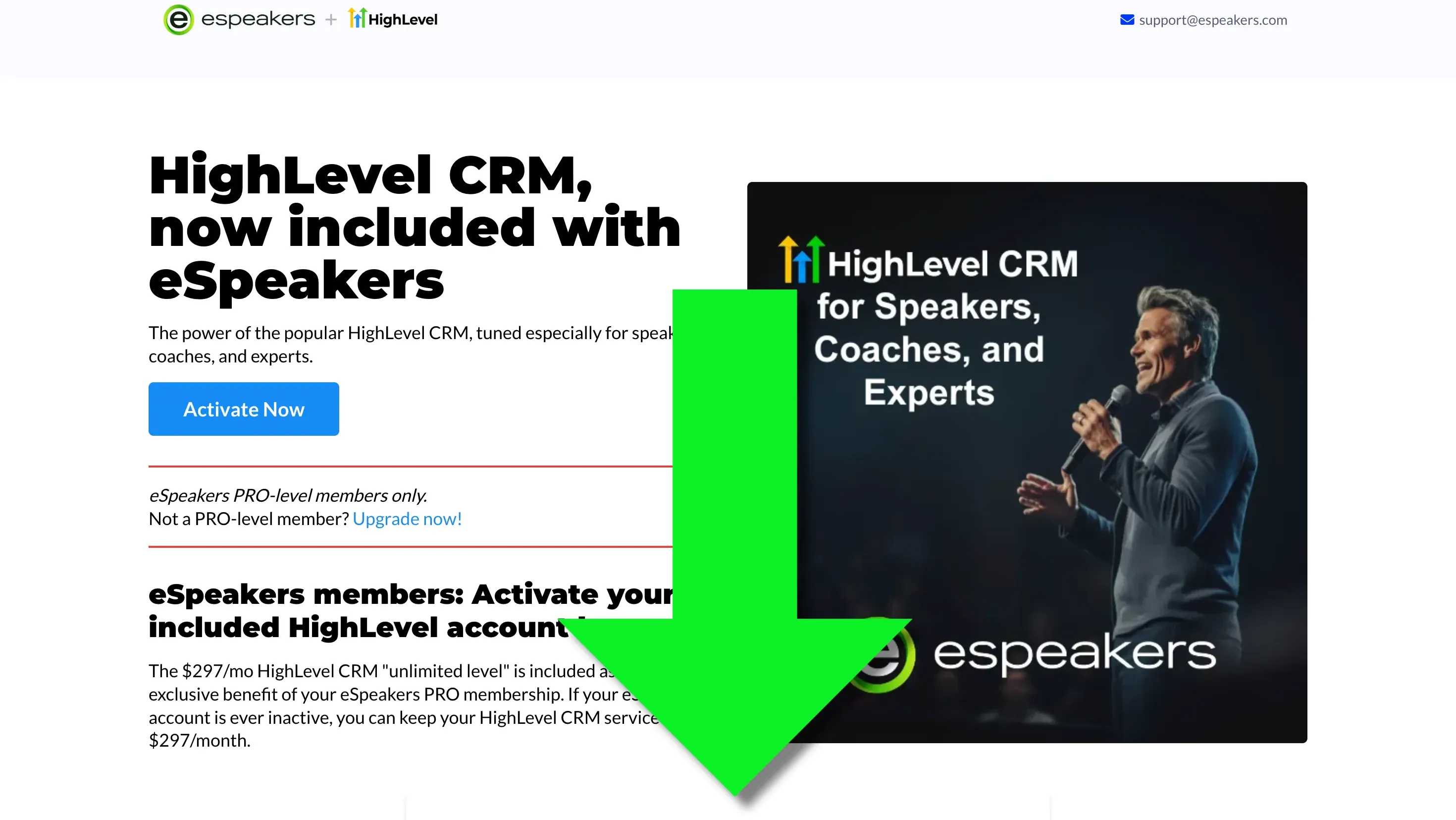 HighLevel signup page
